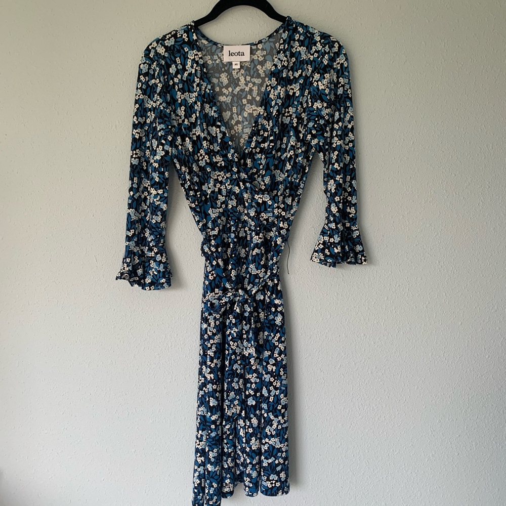 Leota Faux Wrap Dress